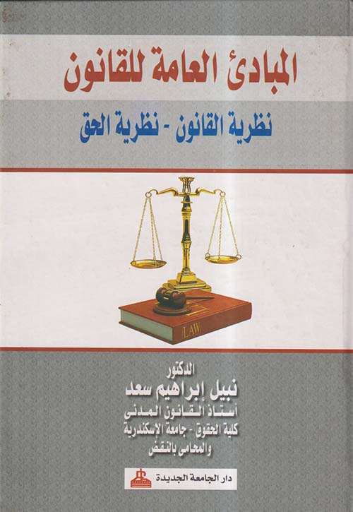 المبادئ العامة للقانون ؛ نظرية القانون ؛ نظرية الحق
