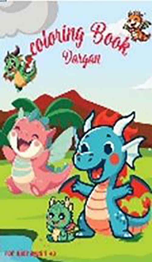 Dragon coloring big book