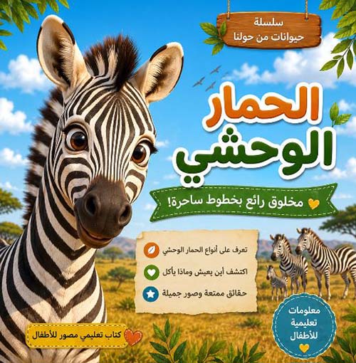 الحمار الوحشي ؛ مخلوق رائع بخطوط ساحرة