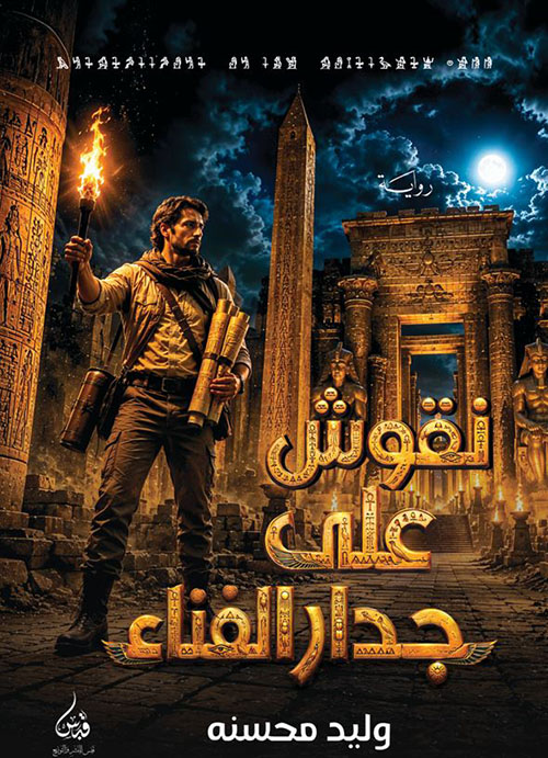 نقوش على جدار الفناء