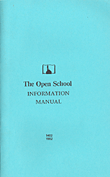 The Open School, imformation Manual