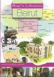 Map in Lebanon Beirut