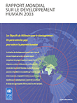 Rapport Mondial sur le Developpement Humain 2003