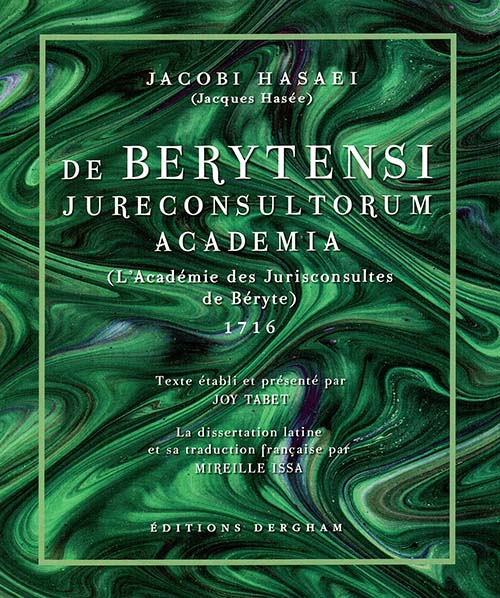 De Berytensi Jureconsultorum Academia
