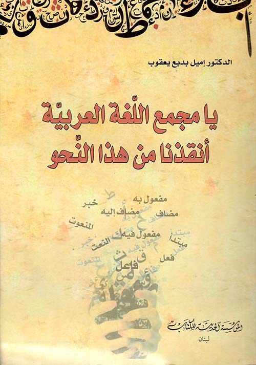 يا مجمع اللغة العربية أنقذنا من هذا النحو