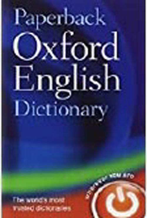 Paperback Oxford English Dictionary