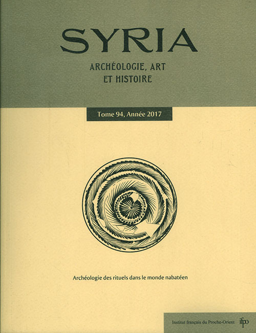 Syria - Tome 94, 2017