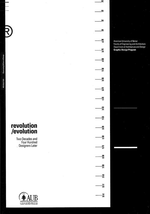 Revolution ; Evolution : Two Decades and Four Hundred Designers Later