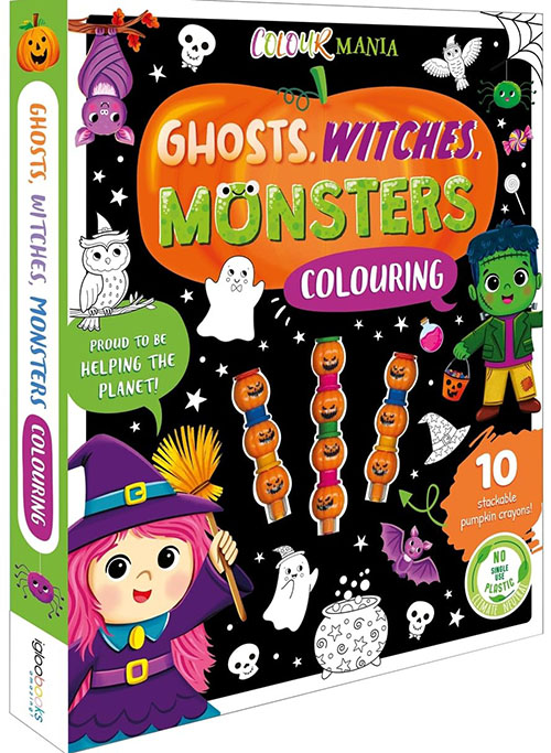 Ghosts , Witches , Monsters Colouring