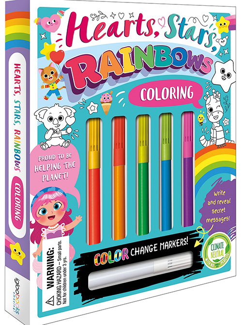 Hearts , Stars , Rainbows
Colouring