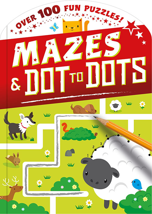 Over 100 Fun Puzzles - Mazes & Dot to Dots