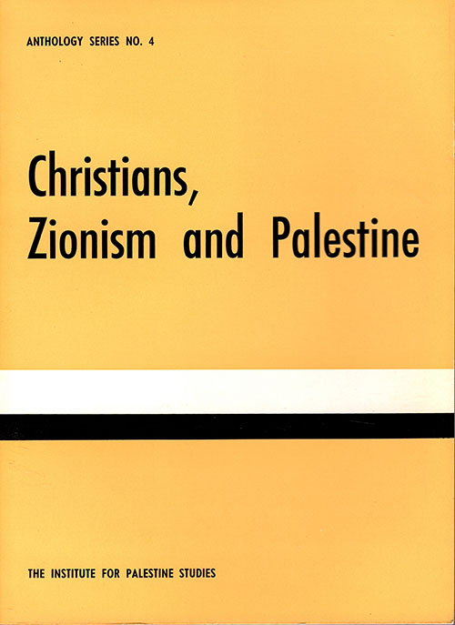 Christians, Zionism and Palestine